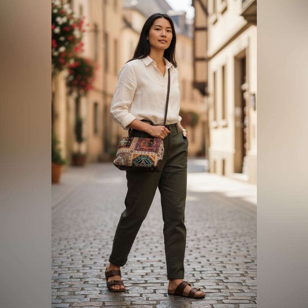 Relic vintage tapestry crossbody